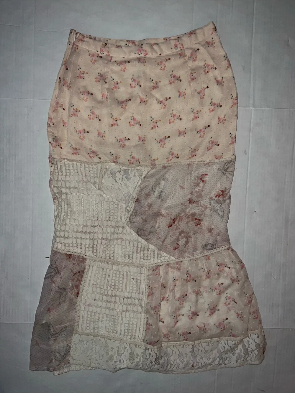 NWOT Free People Daniela Lace Maxi Skirt size L